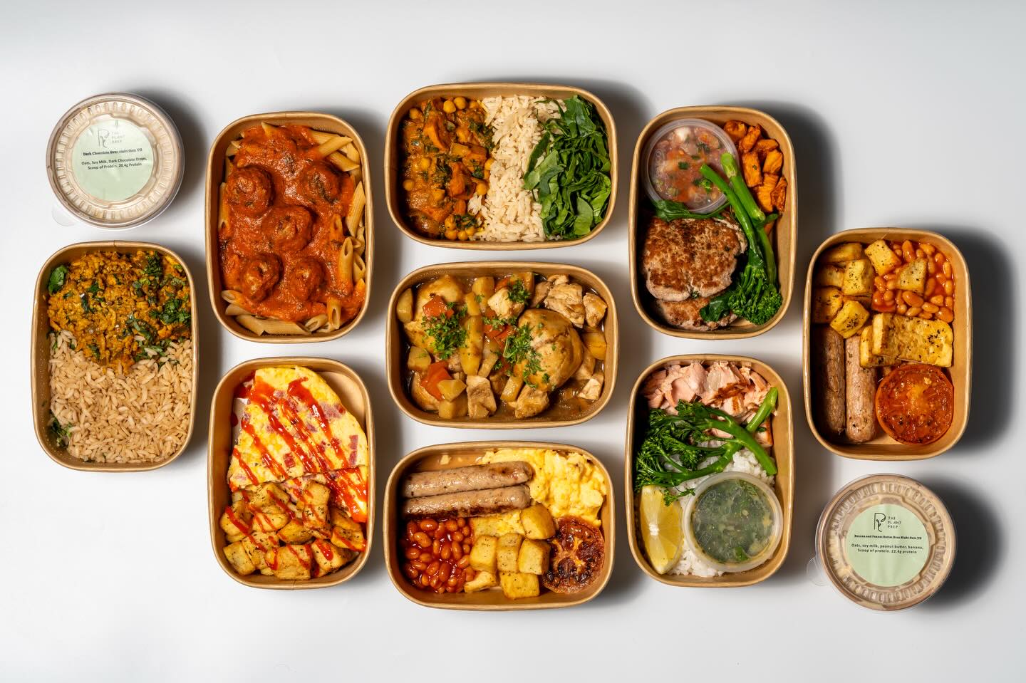 Plant-based meal-prep containers